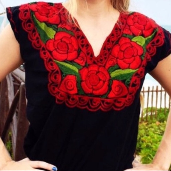 MEXICANA Traditional Blouse - Picture 6 of 7